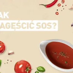 Jak zaciągnąć sos? Pomidory, czosnek, cebula, papryczka chili i bazylia sugerują składniki do przygotowania pysznego sosu.