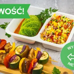 Nowość! Pyszne szaszłyki warzywne i danie z kapusty od catering dr dąbrowskiej. Wybierz swoje menu.