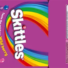 Kolorowe drażetki Skittles Wild Berry. Czy skittles są zdrowe? Z pewnością nie są idealnym wyborem dla dbających o linię, ale smakują wyśmienicie!