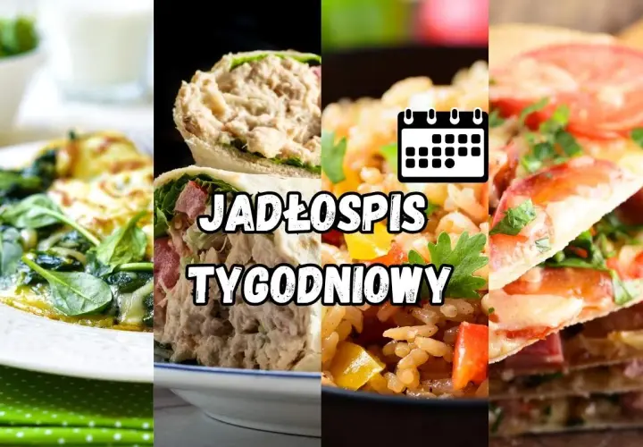 Przykładowy jadłospis dla cukrzyka: omlet ze szpinakiem, wrap z tuńczykiem, ryż z warzywami, quesadilla.