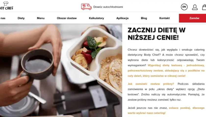 Ile kosztuje catering Chodakowskiej? Sprawdź ceny i opcje dietetyczne